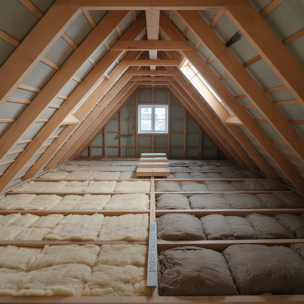 isolera vindsbjalklag metoder tjocklek och kostnad